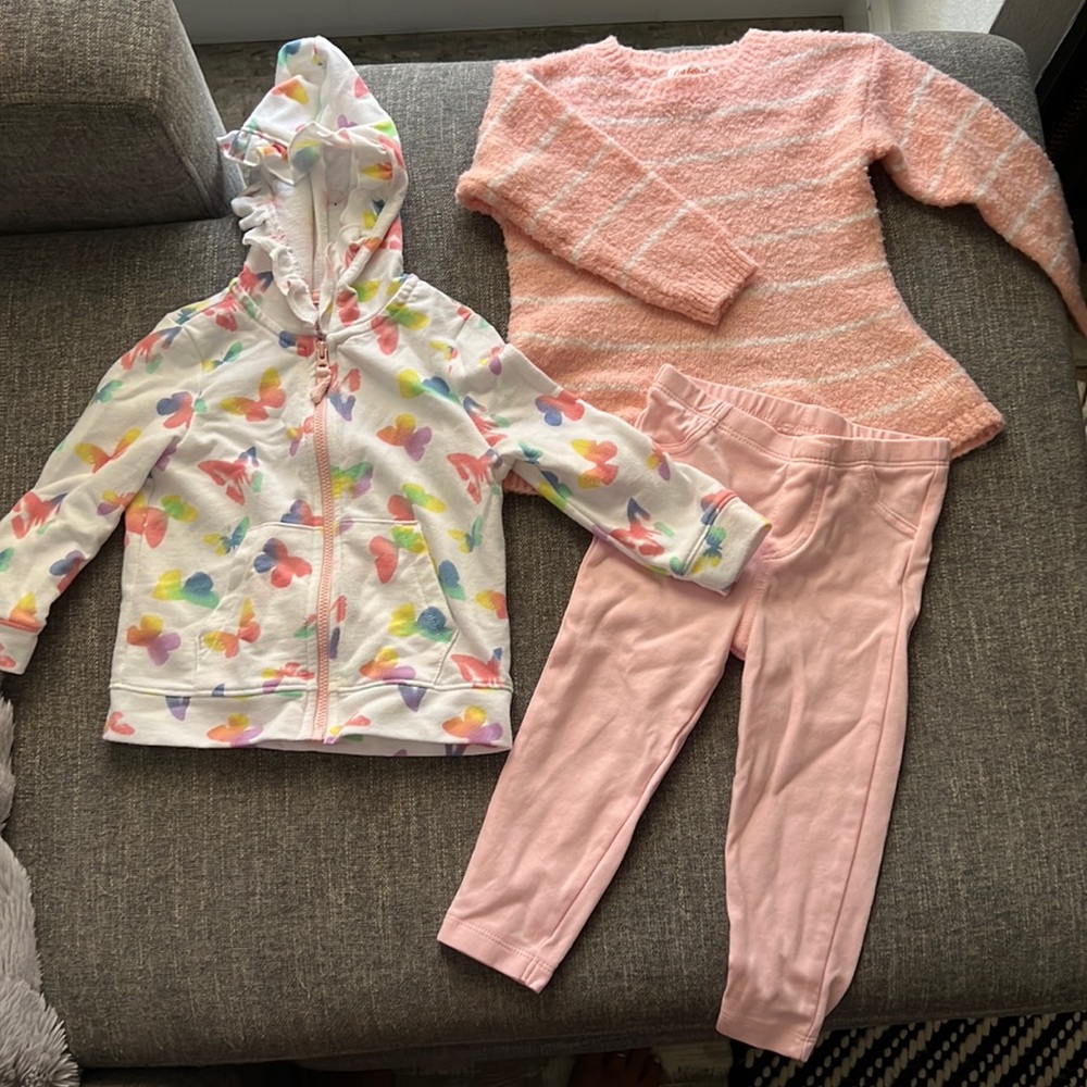 3 piece sweater jacket pants set